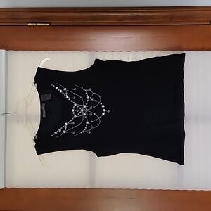 Tank. Embellished with bubbles. Liz claborne. Size large